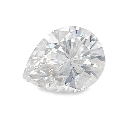 Certified Real 2 Carat Moissanite Pear Shape Brilliant Cut 10x8 mm Loose Gemstone April Birthstone
