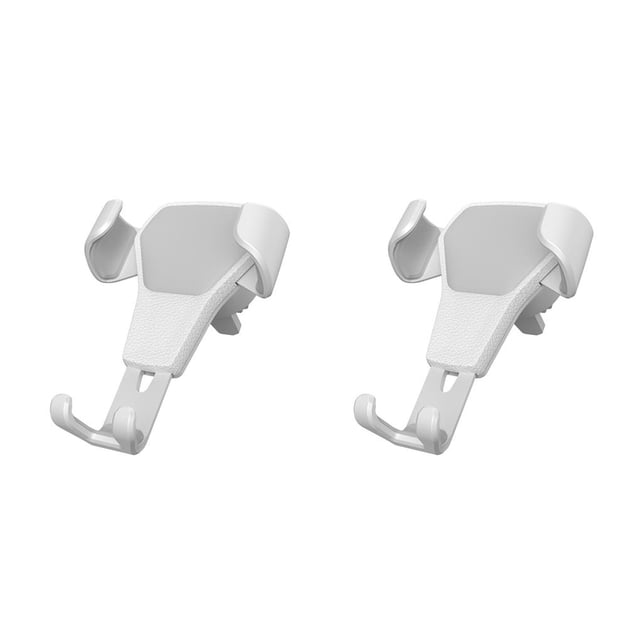 Soporte para teléfono móvil Sidaley Gravity Car Air Vent Mount ABS antideslizante blanco 2piezas