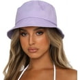 thumbnail image 1 of ORUYROP Bucket Hat for Women Men, Reversible Cotton Summer Sun Beach Fishing Cap Solid Color Style, 1 of 7