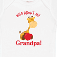 thumbnail image 4 of Inktastic Wild About My Grandpa Boys or Girls Baby Bodysuit, 4 of 5