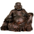 thumbnail image 2 of Oriental Furniture 8" Sitting Laughing Buddha Statue, 2 of 3