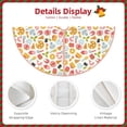 thumbnail image 3 of Disketp Afternoon Tea Christmas Tree Skirt, Christmas Tree Decorations, Christmas Decor, Tree Mat Decoration(30-48IN)-48", 3 of 6
