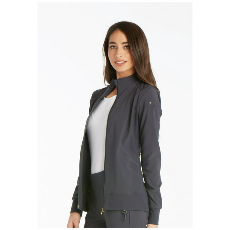 Cherokee Iflex Women s Warm Up Scrubs Jacket Zip Front CK303