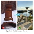 thumbnail image 4 of Ensemble Universel de Roues Chauffantes pour Patio, Roues Chauffantes pour Patio, Support + Roues Noires, Remplacement, 4 of 8
