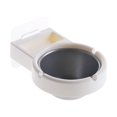 thumbnail image 1 of Cenicero de pared,Cenicero de pared con pegatinas,Cenicero portátil para colgar en la pared para fumadores,Fácil de limpiar Práctico Acero inoxidable Resistente,Ligero Gran Capacidad Blanco, 1 of 9