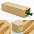thumbnail image 3 of 10 bolsas de papel Kraft para botellas de vino, bolsas de regalo, bolsas para botellas, bolsas de regalo de papel marrón, bolsas de vino con asas, bolso de vino de papel Kraft Sincero Electrónica, 3 of 5