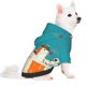 thumbnail image 2 of Fotbe Colorful Greek Windmills Sudadera con Estampado para Perros Pequeños – Suéter con Capucha para Mascotas, Tela Suave de Forro Polar con Bolsillo-X-Large, 2 of 7