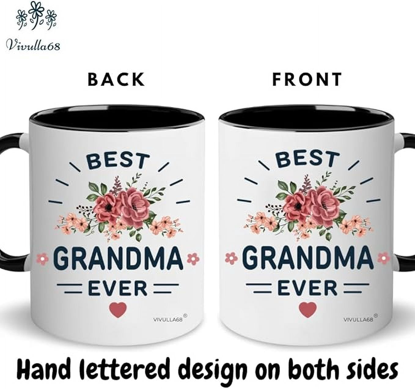 Best Grandparents Mugs Coffee Set Gift, Present Grandma Grandpa Cups, Gifts Ideas From Grandkids, Grandchildren, New Grandparent Announcement Christmas Valentine Birthday, Baby Reveal for Nana Papa