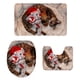 thumbnail image 4 of Juego de 3 Alfombrils de Baño - Alfombra de Baño Absorbente Antideslizante, Alfombrils de Baño de Felpa para Perfecto para Decoración Baoblaze Juego de alfombras de baño Nopslip, 4 of 6
