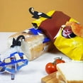 thumbnail image 2 of Pan con Forma de Animal, Ataduras para Pan, Pinzas para Papas Fritas, Herméticas, Accesorios para Animales, Artículos de Cocina (Manchas Blancas de Negro), 2 of 5