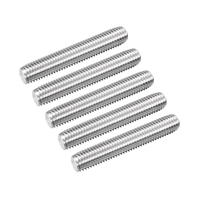Varilla M14 x 80mm Unique Bargains totalmente roscada acero inoxidable 304 Paquete de 5