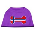 thumbnail image 2 of Bone Shaped Norway Flag Screen Print Shirts Purple Xs (8), 2 of 3