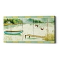 thumbnail image 2 of Epic Graffiti  'Lakeside Dock' Canvas Wall Art, 24"x12" 40" x 20", 2 of 3
