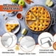 thumbnail image 5 of 2 Cortadores de Tartas Redondos de 10,6 Pulgadas de Diámetro, de Acero Inoxidable, para Uso Comercial y Doméstico (8 Rebanadas)., 5 of 5