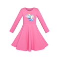 thumbnail image 1 of Robe Fille Rose Éléphant Dumbo Brodé Manches Longues 5 Ans, 1 of 6