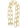 thumbnail image 1 of Miangastore 1M in Length Iron Chain Durable 4MM Thick Hanging Chain Handy Link Utility Crystal Lamp Chain Lighting Accessories (Golden), 1 of 8