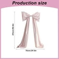 thumbnail image 3 of Extra Large Pink Satin Bows - 30Ã85 Inch Large Pink Bows for Decoration, Giant Pink bow Decoration for Home Wall Valentine's Spring Wedding  Shower Party Decor, 3 of 6