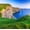 Cliffs Of Moher Greenery, variant on Elephant Stock Long Island Cliffs Wall Art - Horizontal Canvas Wall Art - Living Room Wall Decor - Beach Canvas - Blue And Pink Decor - 12" x 8"