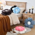 thumbnail image 4 of Almohada ZCNYCLAM decorativa con forma de flor rosa rosa, 50 cm, 4 of 7