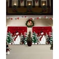 thumbnail image 3 of Garage Door Banner Cover 6 x 13 ft, Merry Christmas Snowman Xmas Tree Snowflake Red Style Christmas Garage Door Decorations Holiday Christmas Backdrop Decor for Winter New Year Xmas Party, 3 of 6