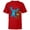 Red, variant on Disney Pixar Monsters University Sulley and Mike T-Shirt - Short Sleeve T-Shirt for Kids - Customized-White