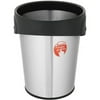 Mainstays Round 3.2-Gallon Trash Can, Stainless Steel