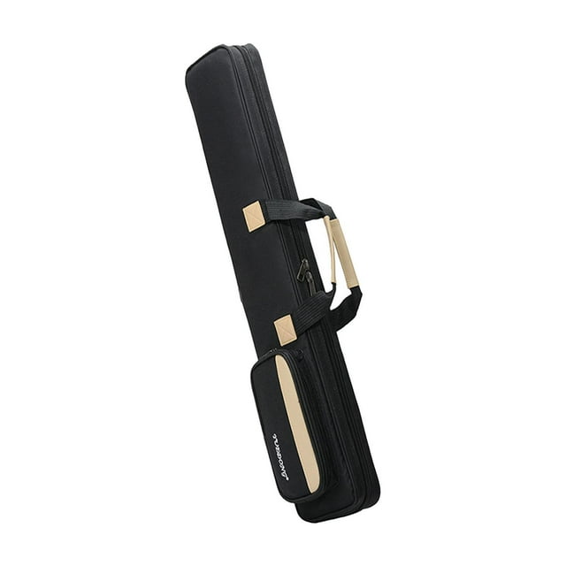 Guardoinrt Bâtons de Queue de Piscine Sac 1/2 Queue Maintien des Fesses Étui Résistant à l'Usure Rouge 4 Portable 3 Noir 90x14cm