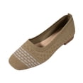 thumbnail image 2 of Willtoo Women's Casual Flat Shoes Breathable Knit Slip On Comfortable Ballet for Daily Wear Spring Summer, 2 of 7