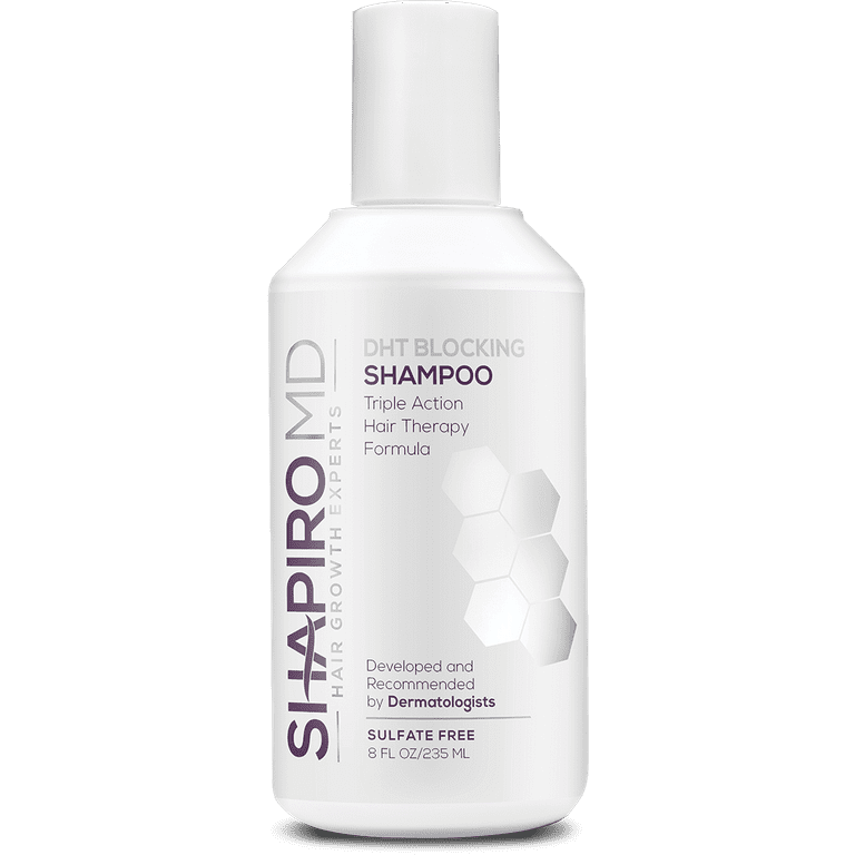 prototype To grader Udelukke Shapiro MD Hair Loss Shampoo, DHT Fighting Vegan Formula for Thinning Hair,  8 ounce (1 Month) - Walmart.com