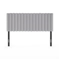 thumbnail image 3 of Furinno Roanne Upholstered Tufted Headboard, Glacier, Queen, 3 of 6