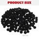 thumbnail image 2 of unbranded 500Ud Pompones Negros Para De Ropa Accesorios Y Personalización De Atuendos, 2 of 6