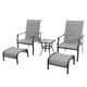 thumbnail image 1 of Chat Set con Tarubete Mainstays Gris, 1 of 4