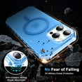thumbnail image 5 of Allytechgroup Compatible with iPhone 13 Pro Max Case for Women Girls, Compatible with Magsafe Slim Phone Case Shockproof Magnetic Back Cover for iPhone 13 Pro Max, Blue, 5 of 6