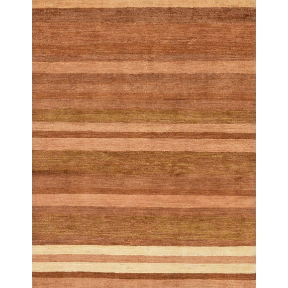 Ahgly Company Indoor Rectangle Abstract Orange Red Abstract Area Rugs, 2' x 5'