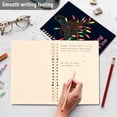 thumbnail image 4 of FORMRS 1-Subject Spiral Notebook 8" x 5" College Ruled 60 Refillable Sheet A5 Hard Cover, 2 Pack, Blue Christmas Light, 4 of 7