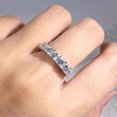 thumbnail image 3 of EOEMY Gorgeous 925 Silver Filled Ring Heart Cubic Zircon Wedding Jewelry Sz 6-10-7, 3 of 5