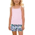 thumbnail image 2 of ITSAME Girls Summer Outfits 2-Piece, Shoulder Strap Tank Tops and Printed Shorts Comfort Loungewear Set Pink Size 13-14, 2 of 7