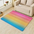 thumbnail image 2 of Colourful Area Rugs for Bedroom Living Room - 6x9 ft - Stripe Carpet for Home Decor - Rainbow Patterned Decorative Indoor Large Rug - Washable & Soft & Non Slip & Low Pile (ZF&8376), 2 of 7