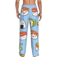 thumbnail image 3 of Easygdp Kawaii Sushi Men's Pajama Pant, Sleep Elastic Waistband Lounge Pants - X-Large, 3 of 9