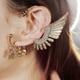 thumbnail image 2 of Woman Punk Gothic Wing Skulls Ear Cuff Clip For Left Ear Jewelry Accessories Nicle, 2 of 5