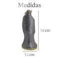 thumbnail image 3 of Santa Muerte Vestida Plateada Éxito Y Abundancia 30 Cm+ Libro, 3 of 7
