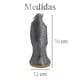 thumbnail image 3 of Santa Muerte Vestida Plateada Éxito Y Abundancia 30 Cm+ Libro, 3 of 7