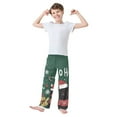 thumbnail image 2 of FORMRS Boys Pajama Pants with Pockets Size 6-8Y Kids Lounge Sleep Bottoms, Christmas Cat, 2 of 8