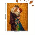 thumbnail image 3 of Klimt The Kiss Golden Canvas Print, Romantic Wall Art for Living Room Bedroom Dining Room Office Hotel Entryway Decor, 3 of 8