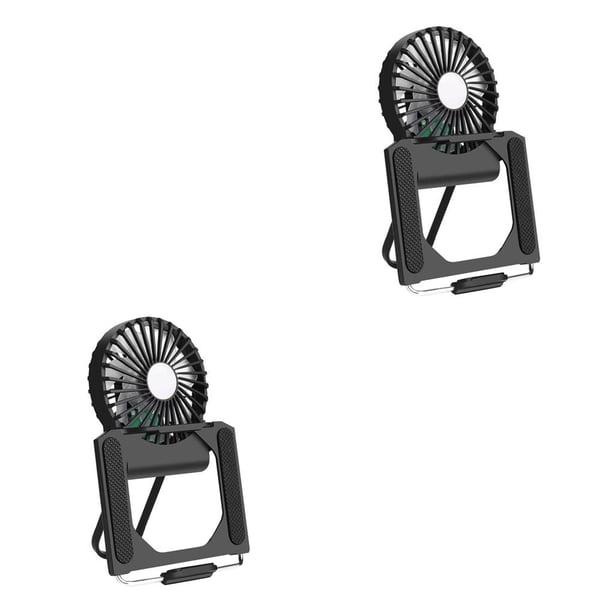 sweethay Ventilador de refrigeración portátil para teléfono, ventilador multifuncional para teléfono móvil, controlador de juegos, enfriador Negro 2piezas