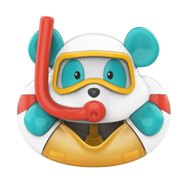 Máquina de burbujas de baño, juguete de baño, oso lindo, fabricante de baño de burbujas, máquina de burbujas de ducha hecha a mano con cuidado