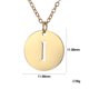 thumbnail image 1 of CJie Collar con colgante redondo con letras de A-Z para mujer, Gargantilla con nombre inicial del alfabeto de acero inoxidable, accesorios de moda, joyer铆a para madre, 1 of 2