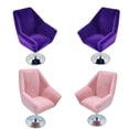 thumbnail image 1 of Juego de 4 1/12, sillón de respaldo , muebles modernos hogar, accesorios para juego de imitació, 1 of 9