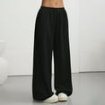 thumbnail image 3 of Kureaily Graphic Baggy Pants Drawstring High Waisted Baggy Sweatpants With Pocket Streetwear Women's Casual Trousers, 3 of 5