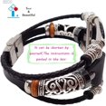 thumbnail image 2 of Correas elegantes (pequeñas, medianas, grandes, XL) con cierre de acero inoxidable y piezas en bronce para mujer, correa de cuero de repuesto ajustable para Apple Watch de 38 mm (series 1,, 2 of 5